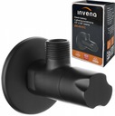UHLOVÝ VENTIL s KERAMICKOU hlavicou 1/2x1/2 ČIERNA