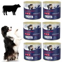 MOKRÉ KRMIVO PRE PSOV S HOVÄZÍM MÄSOM, KONZERVY 625G x 6 ks - BOZITA