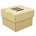 EXPANDABLE burger box, 100 ks. Eco
