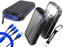 Armored Strong Solar Powerbank 33500 + kábel 3v1