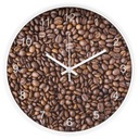 Moderné tiché nástenné hodiny do kuchyne 'Coffee'