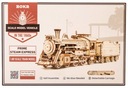 ROBOTIME DREVENÝ 3D PUZZLE MODEL DREVENÝ LOKOMOTÍVNY VLAK 308 ks. 1:80