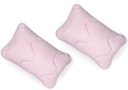 2 X VANKÚŠ NA SPANIE 70x80 ANTALERGICKÝ HRUBÝ MÄKKÝ SET RUŽOVÝ