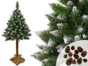 Vianočný stromček Diamond Pine 3D na kmeni 180cm Snow