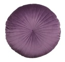 Okrúhly vankúš GLAMOUR 40cm fialový