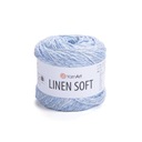 Yarnart Linen Soft / 100 G / Len Cotton Viskose / 7319 / modrá