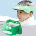 Detská kukla na umývanie hlavy/kúpací okraj - zelená žabka