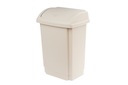 PLAST TEAM Výklopný odpadkový kôš 15L cappuccino