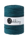 Bobbiny Macrame šnúra 5mm 100m 3vrstvová benzín