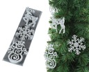 Strieborné prívesky Snowman Snowflakes Reindeer 11 ks