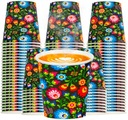 PAPIEROVÉ ŠÁLKY NA KÁVU, JEDNORÁZOVÉ ŠÁLKY, 250 ml, ORIGINÁL KUJAWSKI VZOR