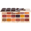 Makeup Revolution Chocolate Caramel Nudes Palette of 18 Eye Shadows Mirror