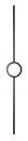 Baluster kovaný prvok balustrády balkón 22.206 12x12