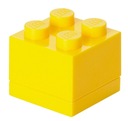 Žltá mini krabica kocka 4 LEGO univerzálna