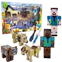 MINECRAFT VEĽKÁ SÚPRAVA 6 FÓGIEK FÓRKY DOPLNKY DOPLNKY OD STEVE WILK GAME