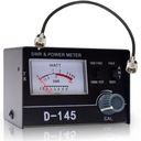 REFLEKTOmeter METER SWR Antény D145 + SADA KÁBLOV