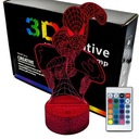 Marvel Spiderman 3D LAMP nočná LED lampa