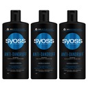Syoss šampón proti lupinám 440ml x3