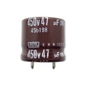 47uF 450V snap kondenzátor 105C Nippon 21x22 10ks