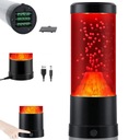 LED LÁVOVÁ LAMPA 3D NOČNÁ LAMPA PRE VIANOČNÝ DARČEK SOPKA