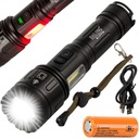 BAILONG CREE LED TAKTICKÁ BATERKA XHP160 COB VEĽMI VÝKONNÝ VOJENSKÝ ZOOM