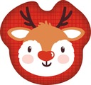 Vankúš v tvare vianočného soba Reindeer Reindeer