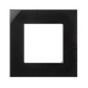 Sklenený rám Maclean, jednoduchý, čierny, 86 x 86 mm