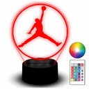 NIKE AIR JORDAN 3D LED NOČNÁ LAMPA NÁZOV DARČEK