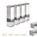 4x NÁBYTKOVÁ NOHA, NASTAVITEĽNÁ NOHA NA NÁBYTOK 150 MM