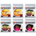 Kapsuly Tassimo Jacobs a L'OR, 96 čiernych káv, 5+1 balenie ZADARMO!