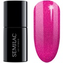SEMILAC HYBRID POLISH 348 Šarmantné RUBY GLITTER