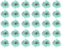 RK Sky Cyan SPÍNAČ MECHANICKÝ SPÍNAČ 30 ks
