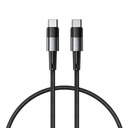 Značkový kábel USB-C na USB-C PD100W Tech-Protect UltraBoost 25 cm