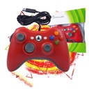 KÁBLOVÝ PAD OVLÁDAČ PRE XBOX 360 PC ČERVENÝ