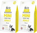 Brit Care Bezobilné mini jahňacie mäso pre dospelých 2 x 2 kg