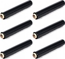 Stretch fólia 0,5-130m 1,5kg 23µm stretch čierna x6
