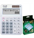 TOOR TR-1223DB-W dvojriadková kalkulačka 10p biela