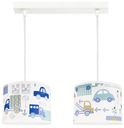 Závesná lampa Luster Tienidlo AUTKA 2 modré Moderné LED