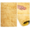 Mäkký plyšový koberec Králik 160x230 cm Žltý