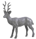 Stojaca vianočná figúrka sobov 17 cm, 2 kusy