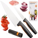 Sada 2 ks nožov FISKARS brúska KUCHYNSKÉ KNIVES