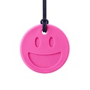 NÁHRDELNÍK S LOGOPEDICKÝMI ZÚSKAMI ARK SMILEY FACE JEMNE FAREBNÝ RUŽOVÝ NÁHRDELNÍK