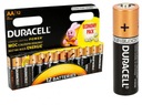 ORIGINÁLNE ALKALICKÉ BATÉRIE DURACELL R6/AA x12
