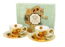 2 šálky na espresso 110 ml Van Gogh slnečnice
