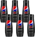6X SODOVÝ SIRUP STREAM PEPSI MAX BEZ CUKRU 440 ML KONCENTRÁTY NA NASÝTENIE