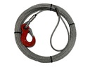 oceľové lano Loop-Hook - 5mm x 30m 1,80t 6x19