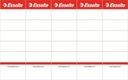 ŠTÍTKY PRE Esselte Binder Binders, POSUVNÉ 50x158mm, BINDERS 75mm, 10ks x5