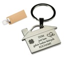 GRAVENÁ kľúčenka domček DARČEK ku kľúčom DARČEK domček