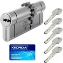 GERDA PRO SYSTEM X 30/45 vložka proti vlámaniu so 75 mm 7,5 cm stojanom, certifikát