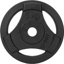 5kg liatinová záťaž, riadidlá, tanier na činky, 30mm činka
